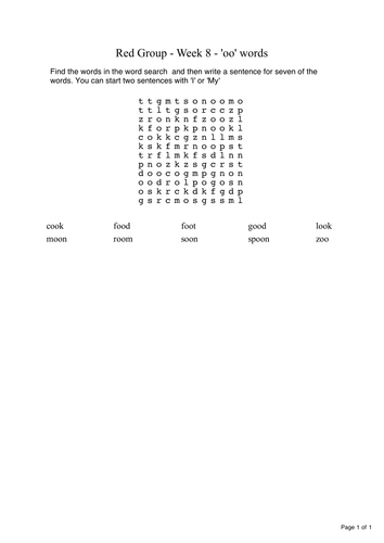 Introductory Level Autumn 2 spelling tests