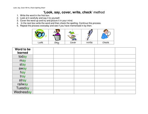 Level  1 Spring 2 spelling tests