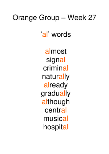 Level 2 Summer 1 spelling tests