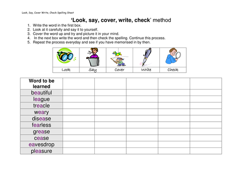 Level 3 Summer 1 spelling tests