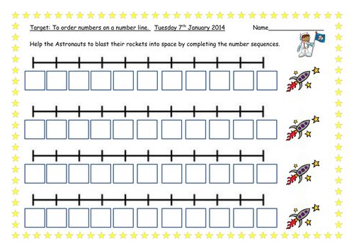 identifying-numbers-on-a-number-line-worksheets