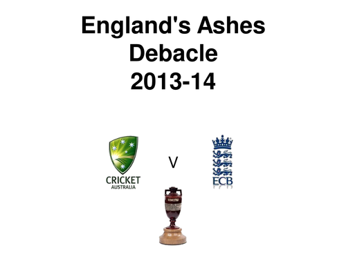 Ashes Statistics 2013-14 - Interpreting Data