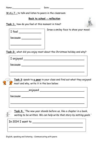 Back to school after Christmas | Teaching Resources