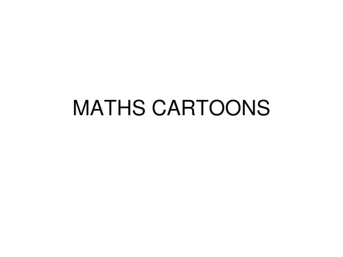 166 MATH CARTOONS