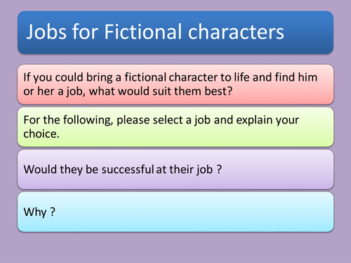 Give us a job !outside the box