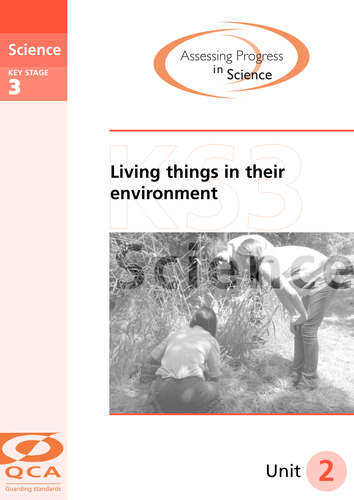 Living Thing in Their Environment QCA 2003