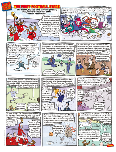 The First Football Stars