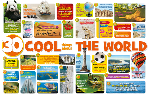 30 Cool Things About the World