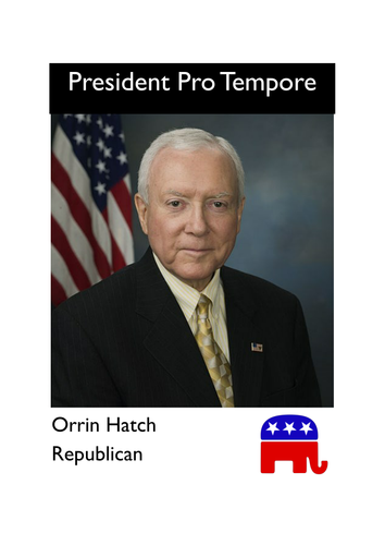 US Politics Wall Chart 