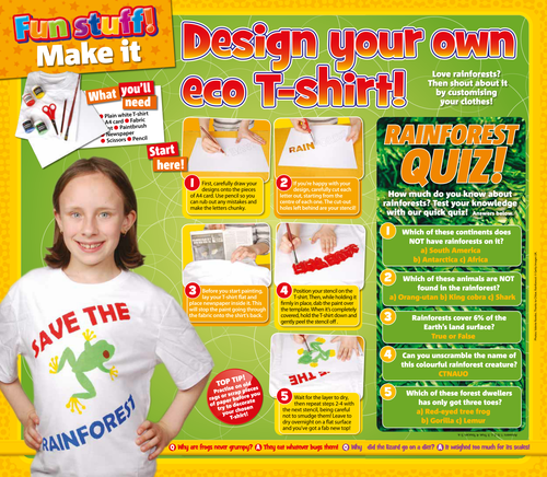 Design your own eco T-shirt!