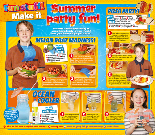 Summer Party Fun Activity