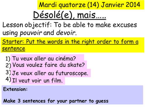 Desole, mais based on Expo 2 vert Module 3