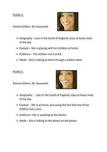 Year 10 Spoken Language Study - Lesson One