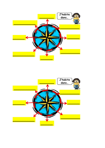 Ou habitent-ils? based on Expo 2 rouge Module 1