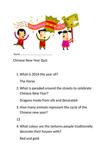 Chinese New Year | Teaching Resources