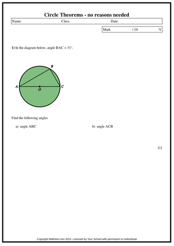 Circle Theorems