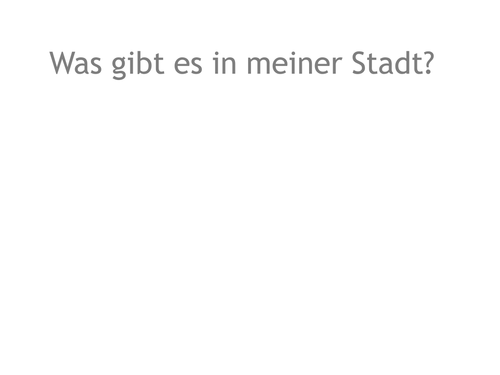 Meine Stadt DISKUSSION