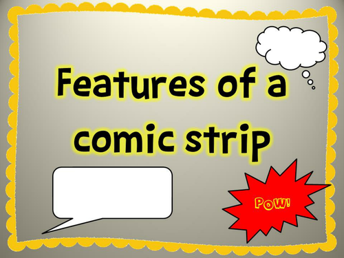 features-of-a-comic-strip-teaching-resources