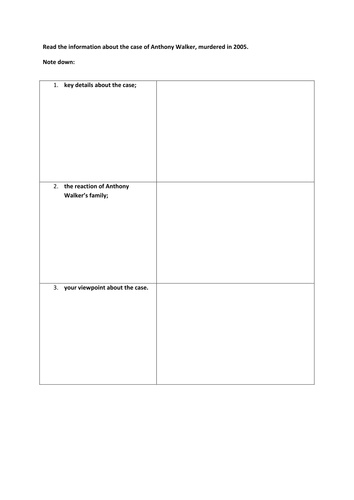 The Anthony Walker Case