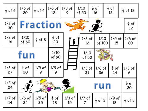 Fraction Fun Run Game