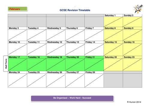 A level 2022 timetable image