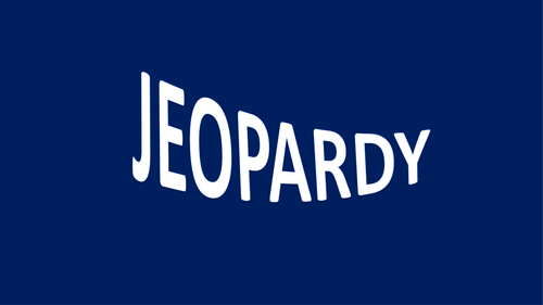 English Language Jeopardy