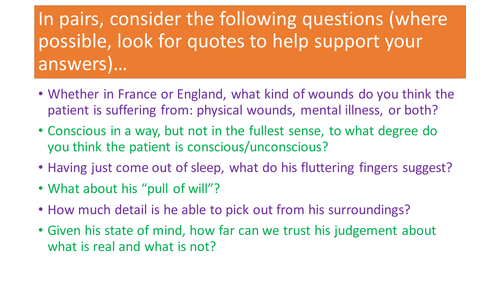 'Conscious', Wilfred Owen