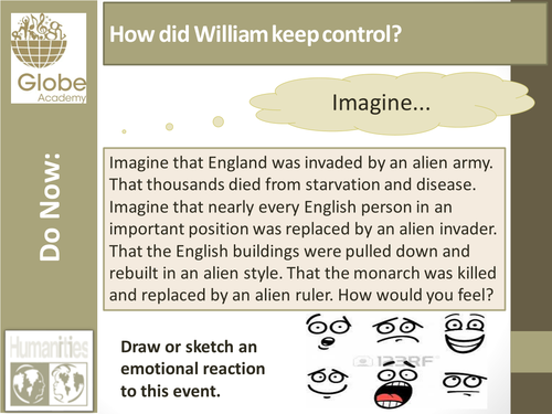 How did William keep control