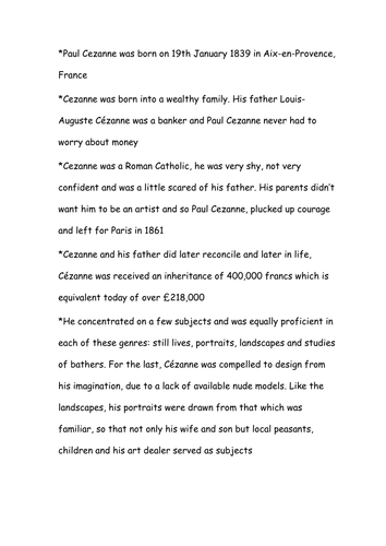 Cézanne philosophy picture