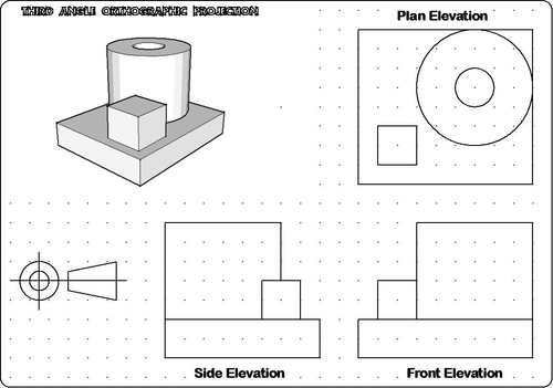 3rd angle orthographic projection