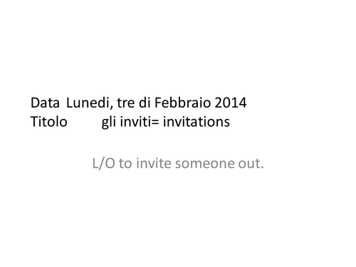 invitations