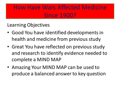 Impact of WWI and WWII on Health and Medicine