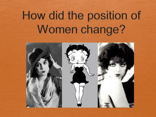 Flappers the changing role of women