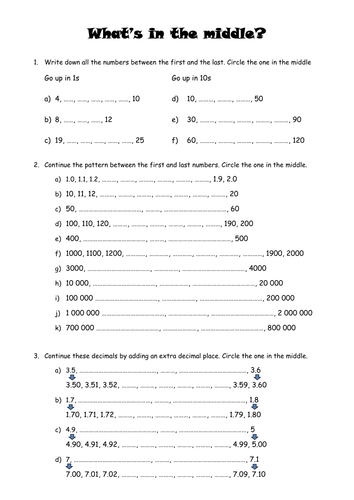 what-s-in-the-middle-teaching-resources