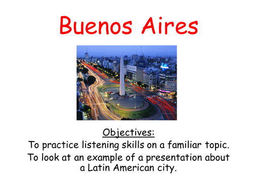 Describing amazing latin american cities