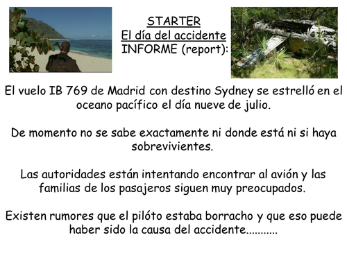 Perdidos or the Spanish version of lost