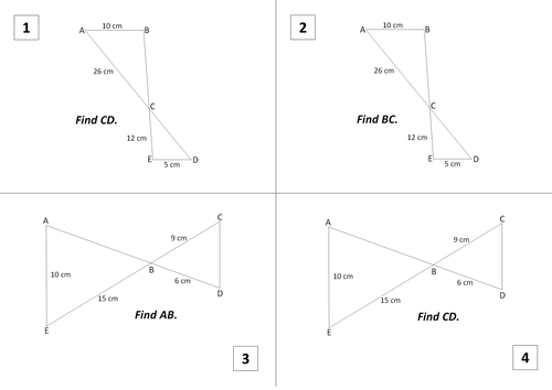 Printables Similar Triangles Worksheet similar triangles by blod19 teaching resources tes