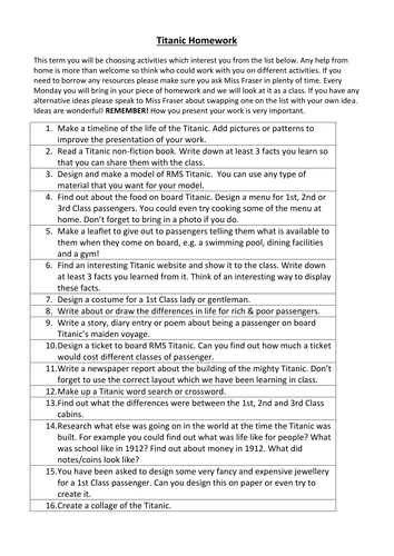 Facts about the titanic image