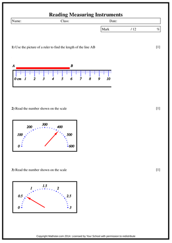 Measuring Instruments