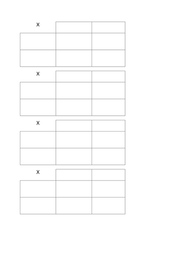 blank grids for the grid method