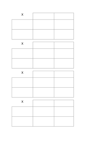 blank grids for the grid method by zoelarbey - Teaching Resources - Tes