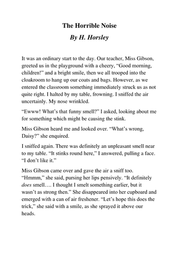 Original story in Talk For Writing format