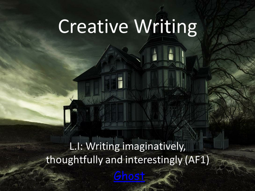 KS3 Creative writing lesson - haunted house