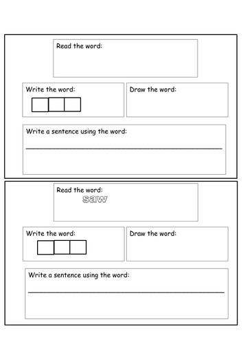 High frequency words worksheet | Teaching Resources