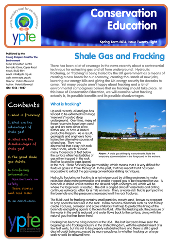 Shale gas and fracking