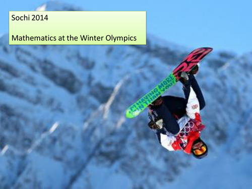 Mathematics at the Winter Olympics Sochi 2014