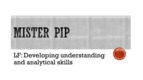 Mister Pip analysis
