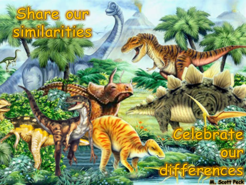 Dinosaur PSHE SSEHV quotation