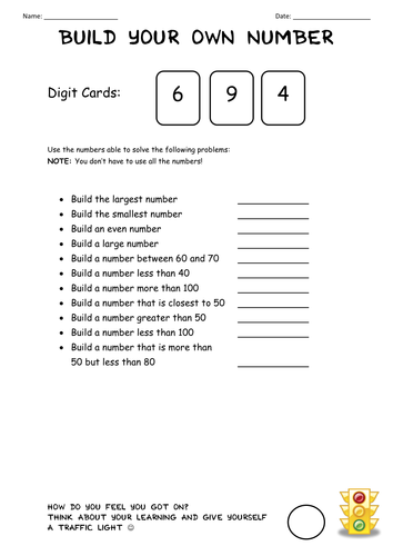 place value building numbers teaching resources