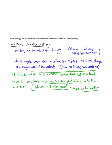 Circular motion (1/3) | Teaching Resources